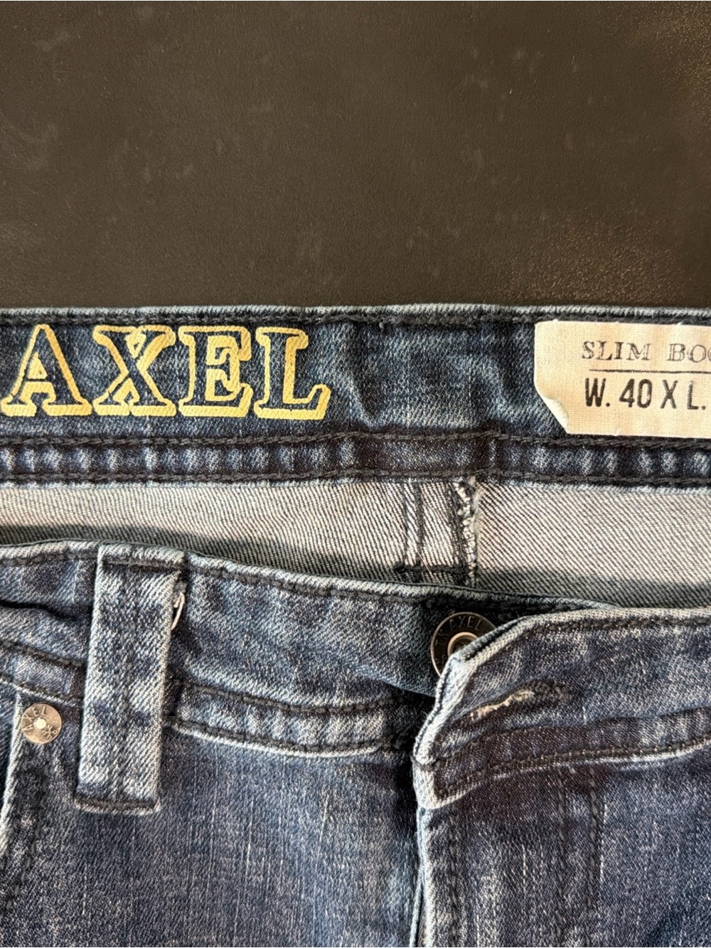 TK AXEL Slim Bootcut Jeans in Faded Blue